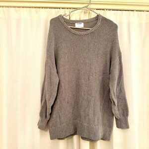 Slouchy tunic sweater